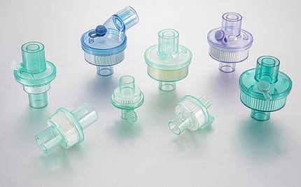 HME breathing filters are used in a variety of applications