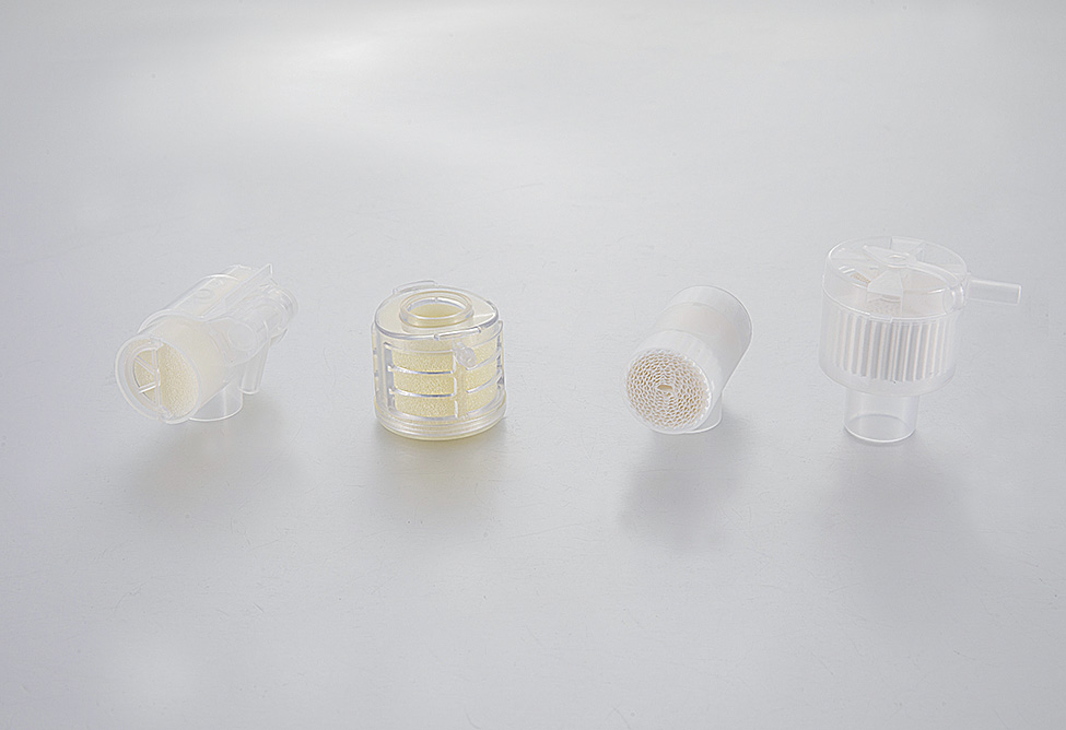 A tracheotomy filter is a surgical device used to protect the trachea