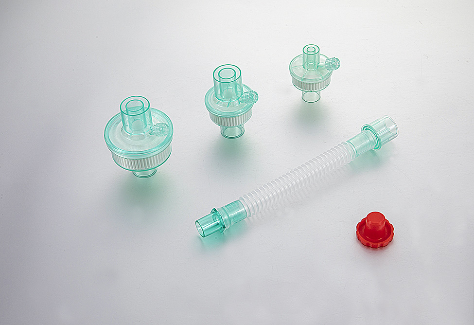 HMEF+ Corrugated Catheter Mount+ Cap