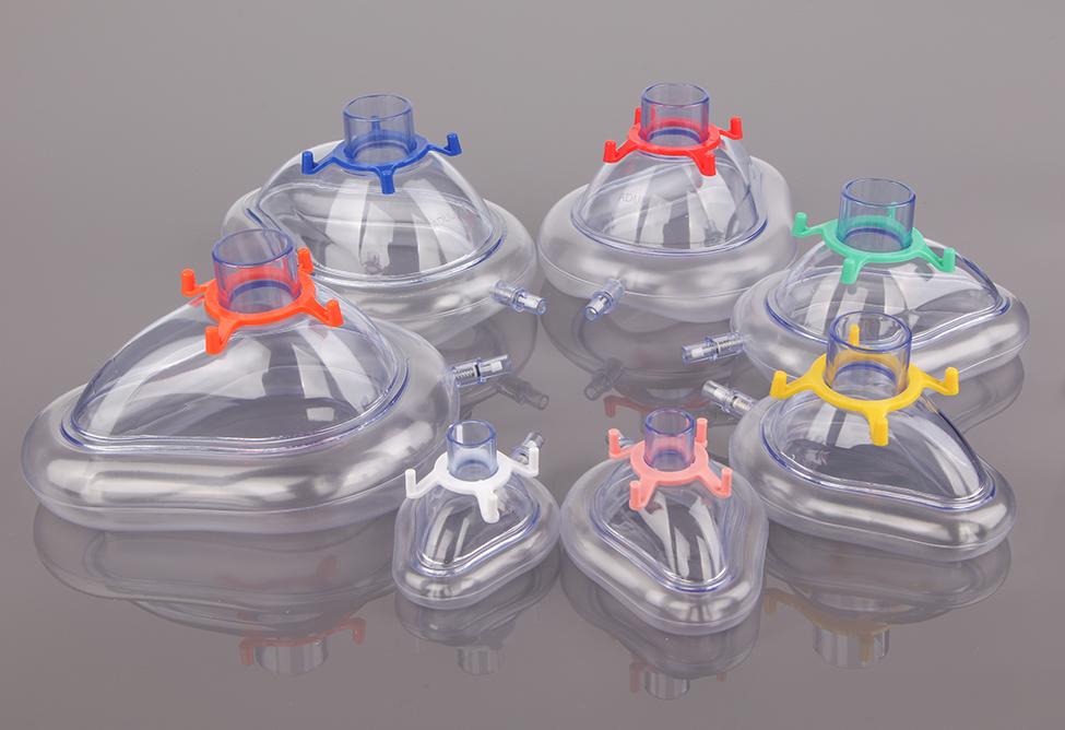 Flat valve mask