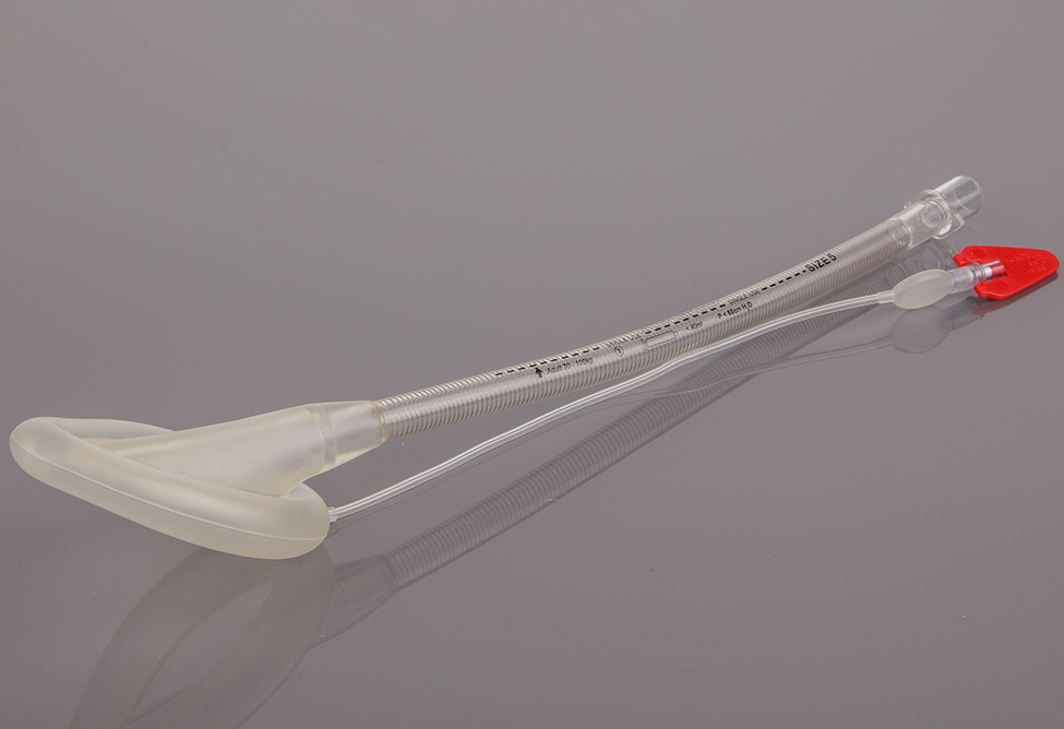 Reinforced PVC laryngeal mask